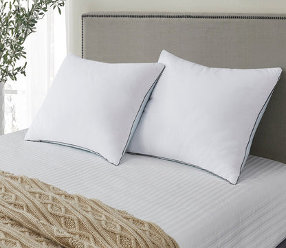Summer and Winter White Goose Feather Pillow 2-Pack by Kathy Ireland
