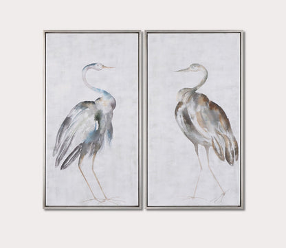 Summer Birds Hand Painted Canvases by Uttermost