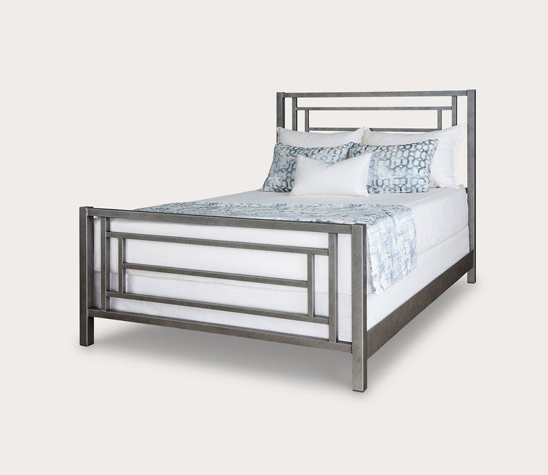 Wesley Allen Sunset Iron Bed with Metal Profile Frame - Image 1