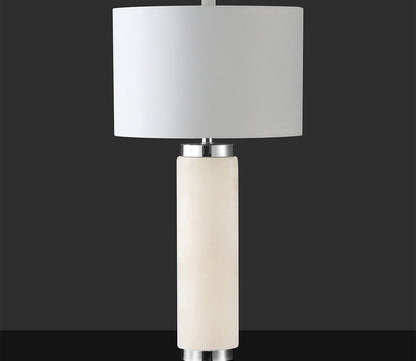 Sydni Alabaster Pillar Table Lamp by Safavieh