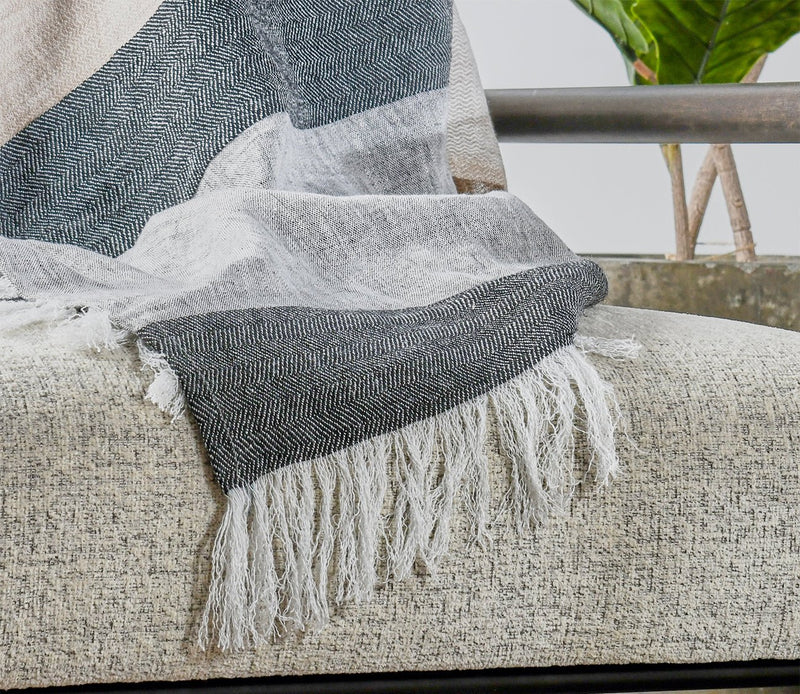 Villa by Classic Home Talara Crafted Throw Blanket - Image 3
