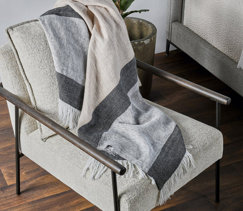 Villa by Classic Home Talara Crafted Throw Blanket - Image 1
