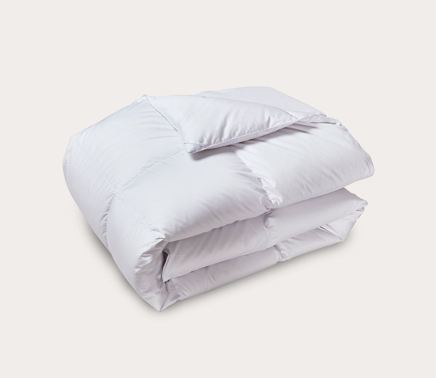 Tencel Cotton Blend All Season White Down Fiber Comforter by Beautyrest