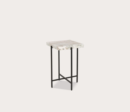 Tenzin Stone Top Accent Table by Safavieh