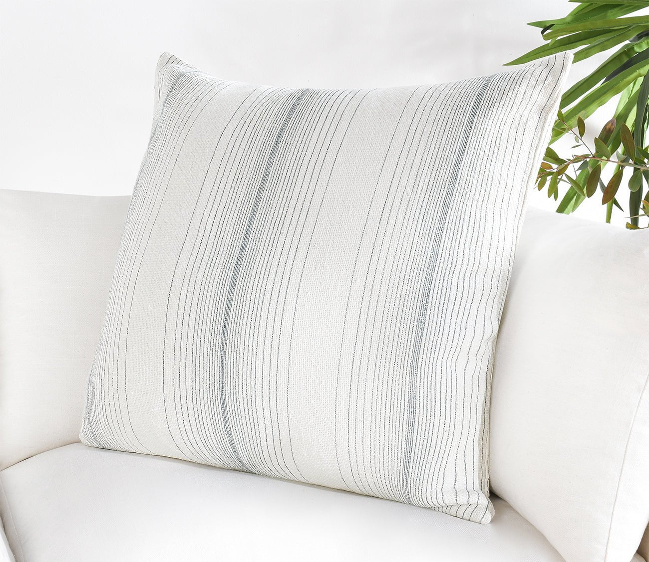 Theta Striped Throw Pillow by Villa by Classic Home
