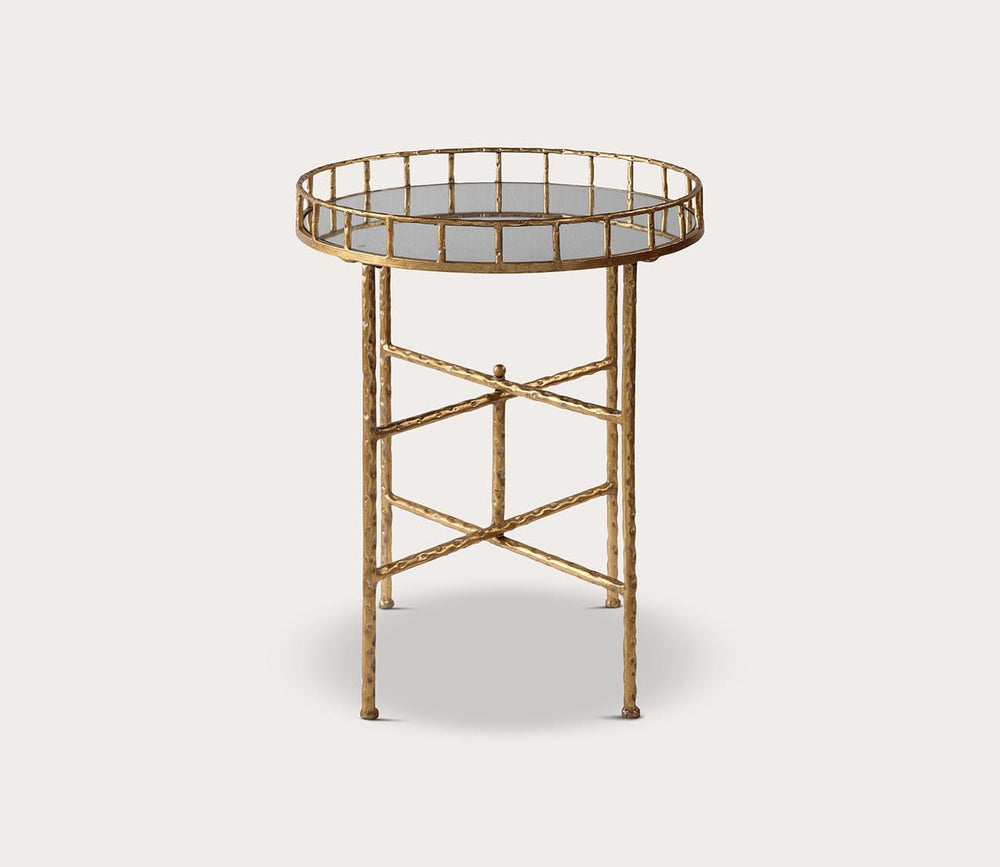 Tilly Bright Gold Accent Table by Uttermost