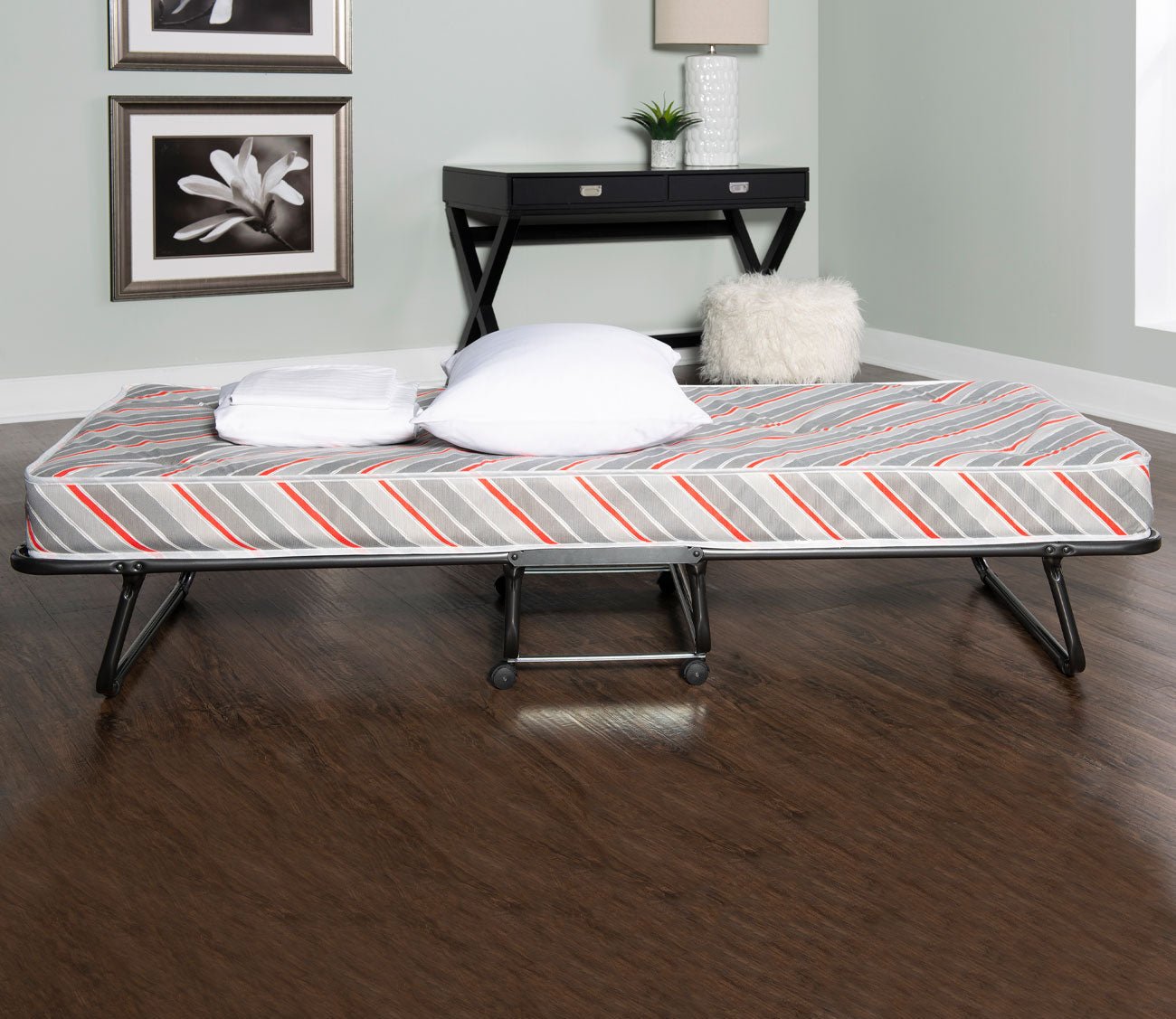 Torino Folding Bed with Mattress by Linon