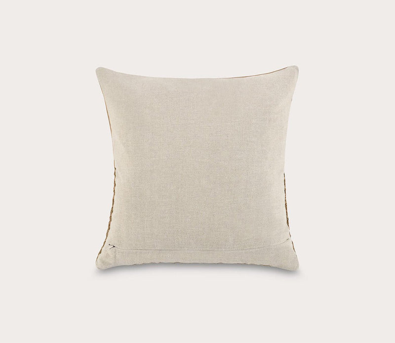 Villa by Classic Home Toscano Leather Chestnut Brown Throw Pillow - Image 10