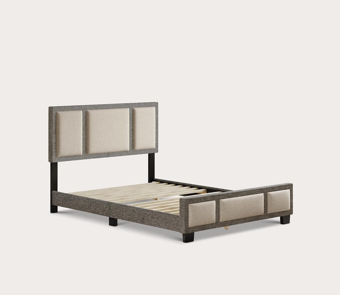 Triad Linen Fabric Upholstered Platform Bed by Boyd Sleep