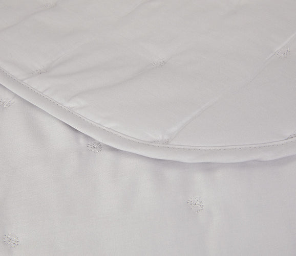 Triomphe Organic Cotton Sateen Counterpane Bedspread by Yves Delorme