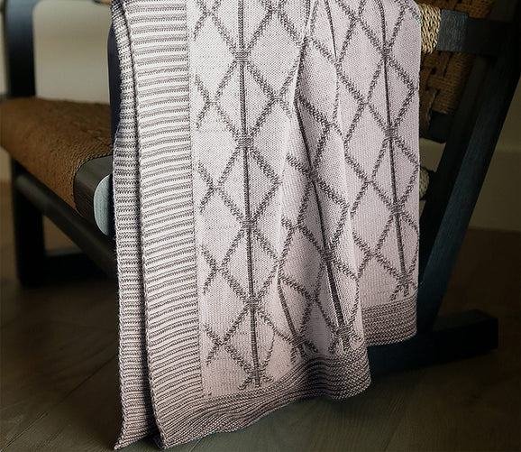 Two-Tone Bamboo Knit Throw Blanket by Cariloha