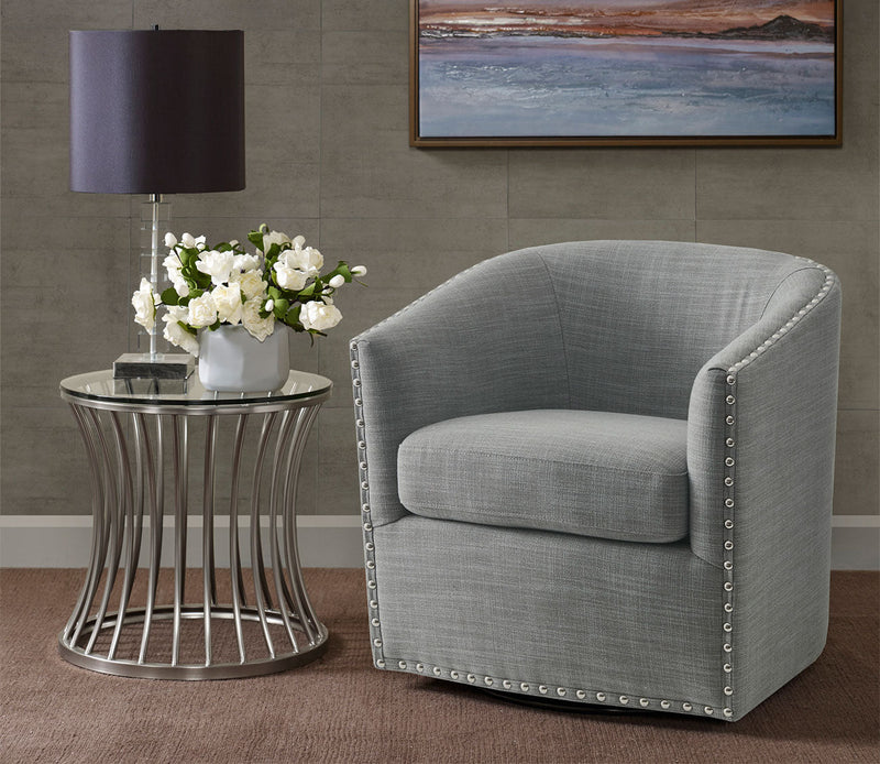 Madison Park Tyler Swivel Accent Chair - Image 3