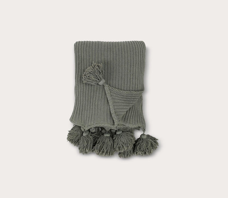 Villa by Classic Home Veda Knit Throw Blanket - Image 3