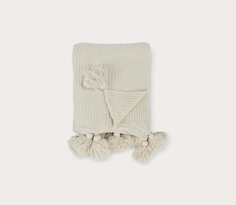 Villa by Classic Home Veda Knit Throw Blanket - Image 5