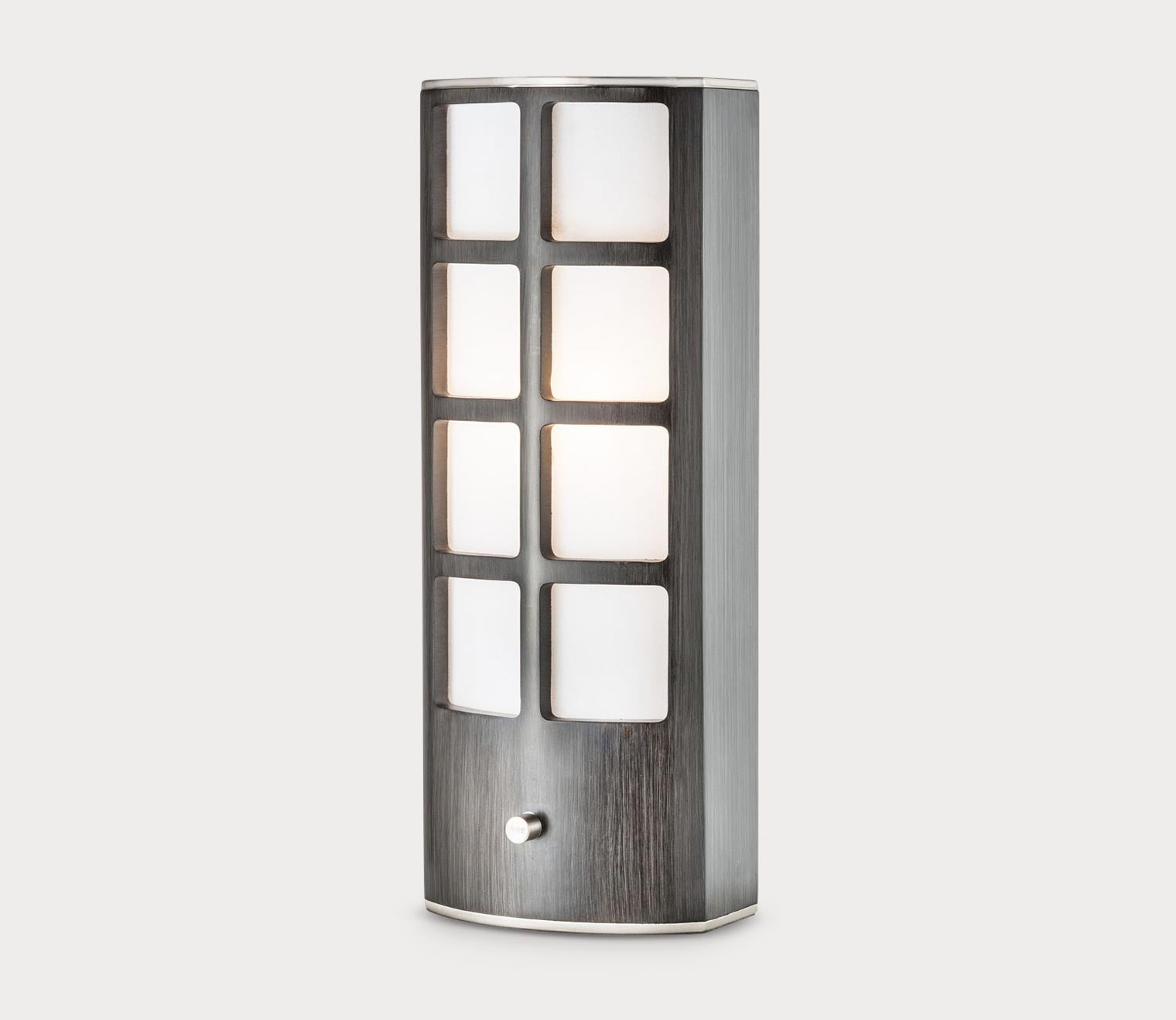 Ventana Brushed Aluminum Accent Table Lamp by Nova Lighting