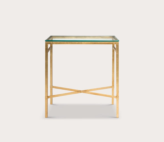 Viggo Rectangular Glass Side Table by Safavieh
