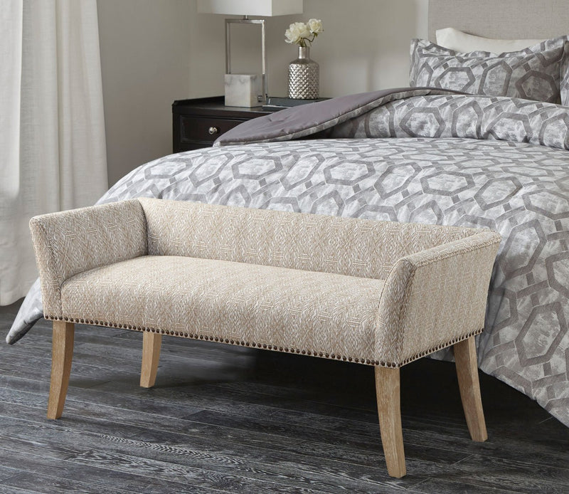 Madison Park Welburn Upholstered Accent Bench - Image 7