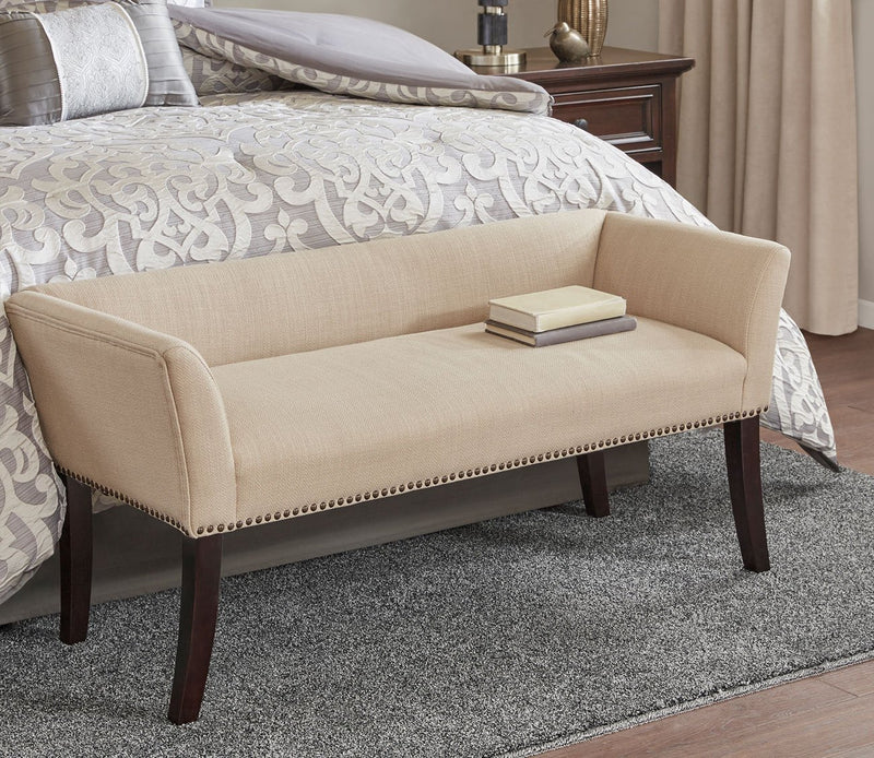 Madison Park Welburn Upholstered Accent Bench - Image 5