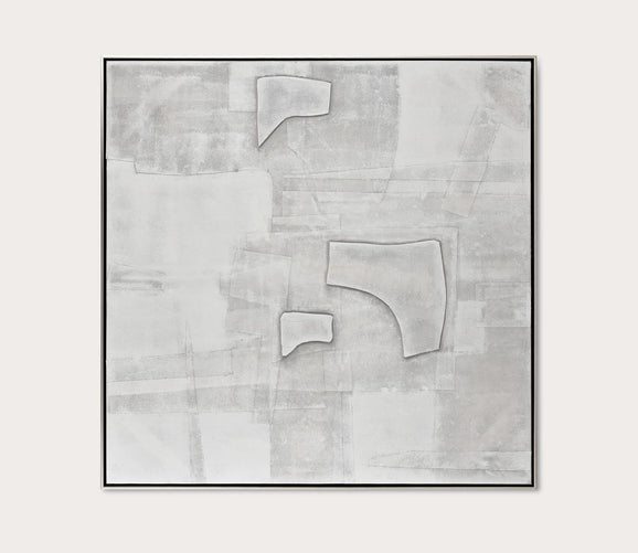 Whiten I Abstract Wall Art by Elk Home