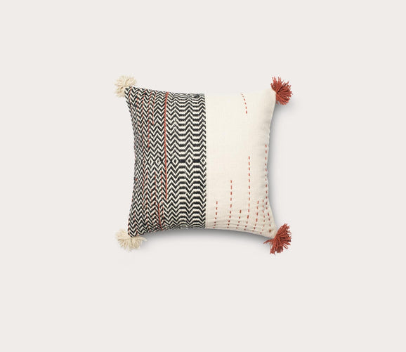 Woven Wool Throw Pillow by Loloi