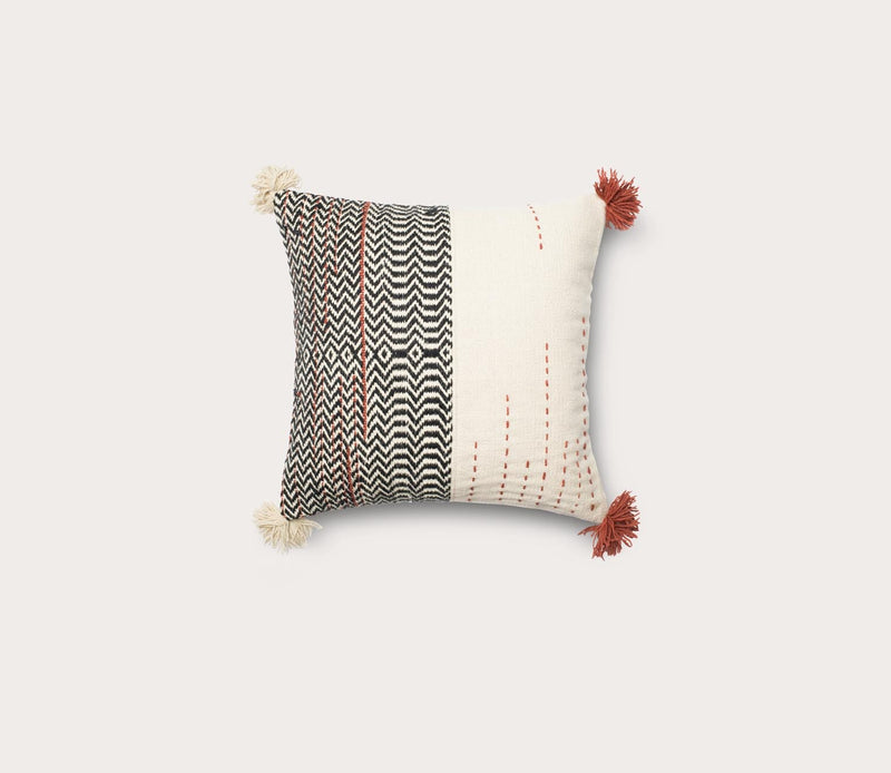Loloi Woven Wool Throw Pillow Set of 2 - Image 1