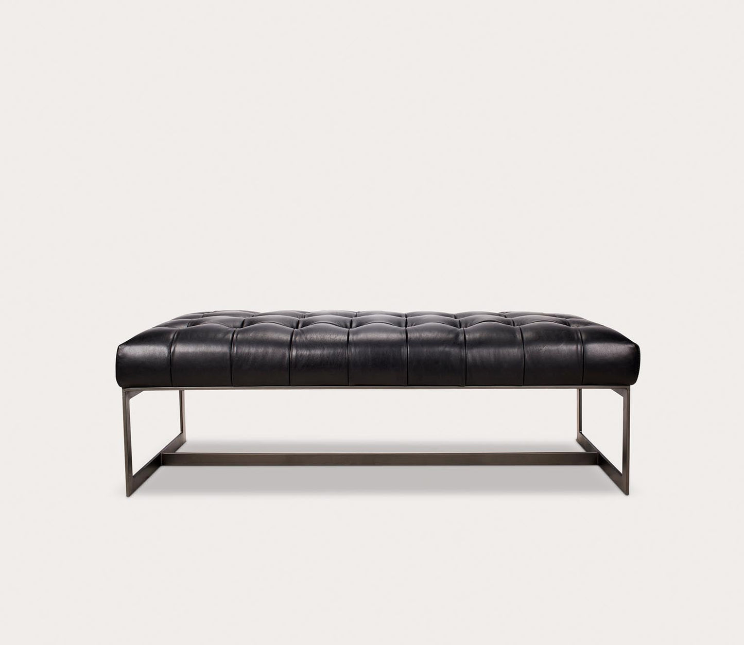 Wyatt Tufted Buffalo Leather Bench by Moe's Furniture