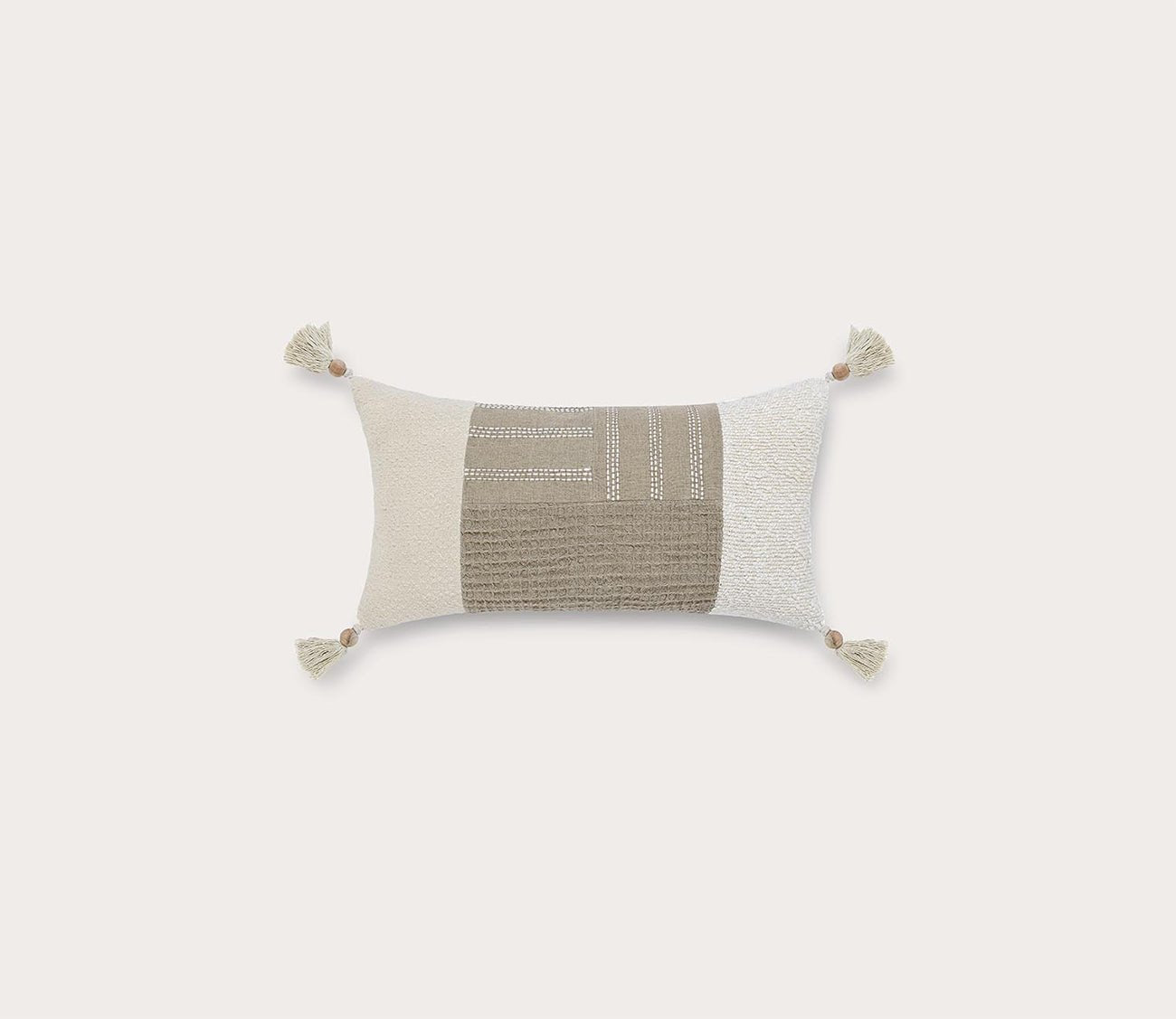 Yasa Natural Ivory Throw Pillow by Villa by Classic Home