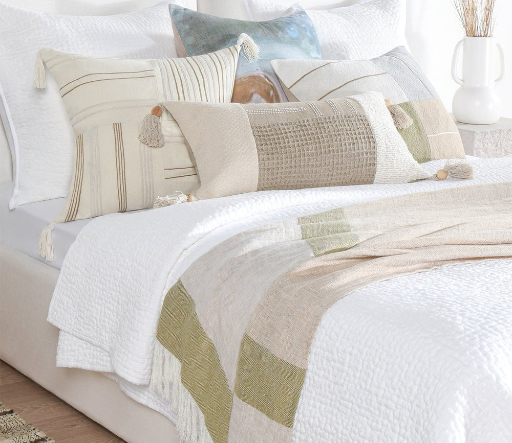 Yasa Natural Ivory Throw Pillow by Villa by Classic Home