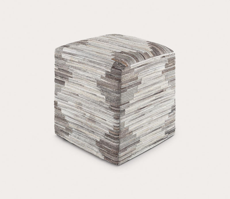 Surya Zander Patched Ottoman - Image 1