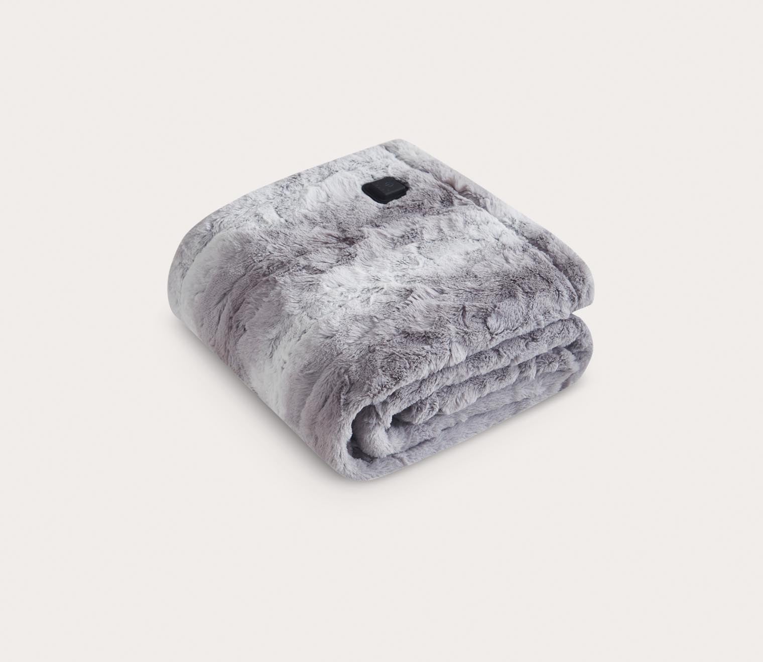 Zuri Faux Fur Heated Wrap with Built-in Controller