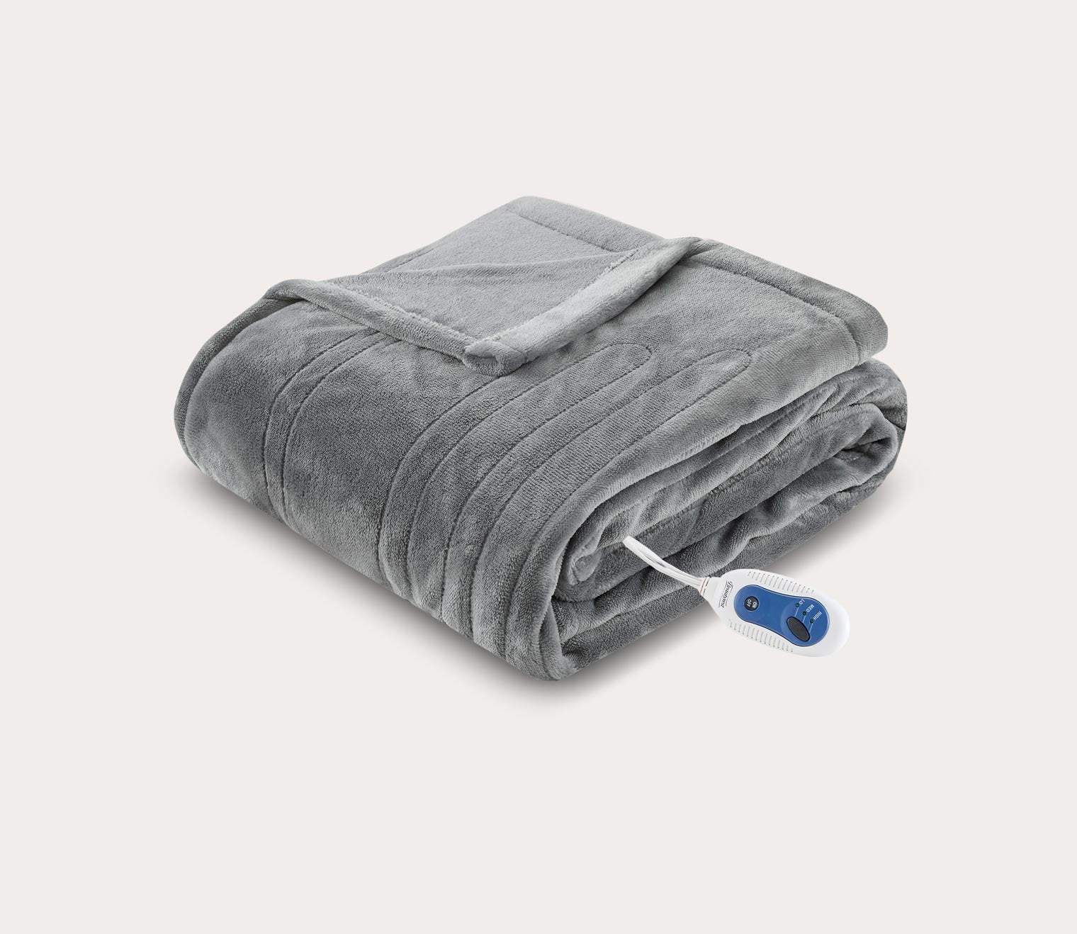 Zuri Oversized Heated Faux Fur Throw Blanket by Beautyrest